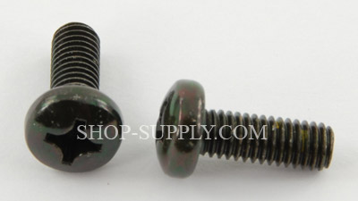 Black Zinc Finish Machine Screws